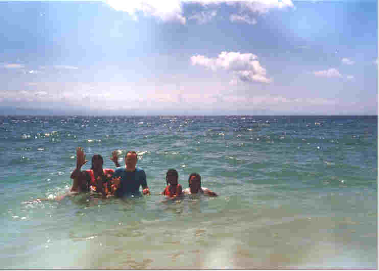 MY FAMILY IN BARILI BEACH